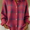 Ashley™ | Classic Collared Plaid Cardigan