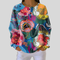Adorna™ | Colorful Floral Sweatshirt