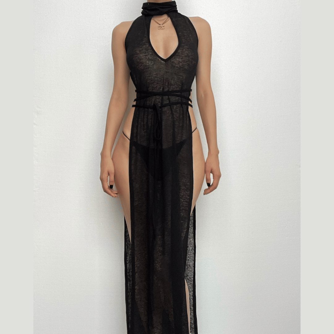Annabelle | See Through Maxi Dress