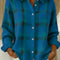 Kelsey™ | Brushed Knit Plaid Cardigan