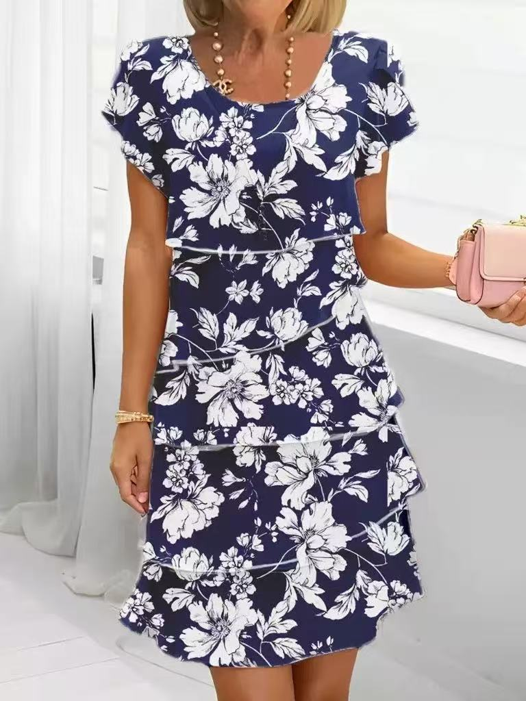Emma | Graceful Floral Elegance Dress