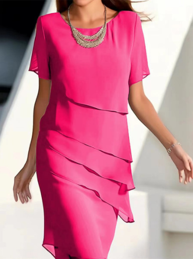 Janelle | Layered Tummy-Flattering Dress
