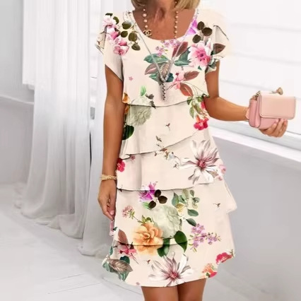 Emma | Graceful Floral Elegance Dress
