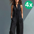 Linda | Fluid Long Jumpsuit with Pockets