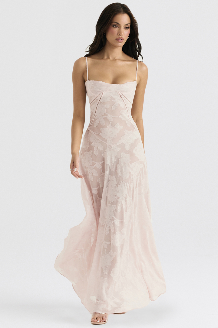 Alessia | Floral Embroidered Dress