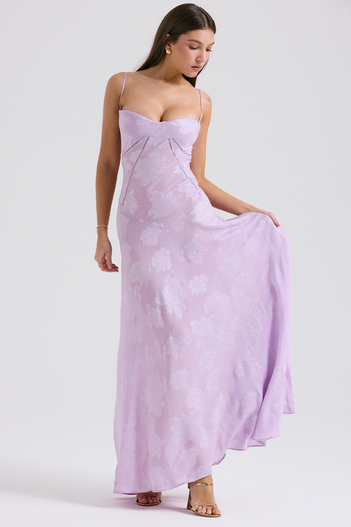 Alessia | Floral Embroidered Dress