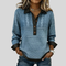 Josselyn™ | Button-Down Collared Sweatshirt