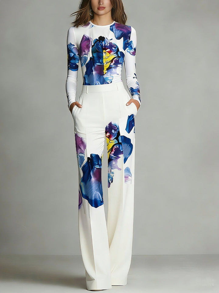 Zywia – set with colorful print