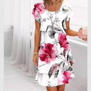 Emma | Graceful Floral Elegance Dress