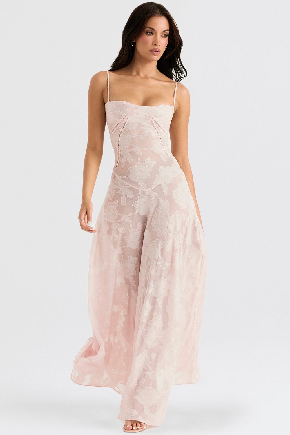 Alessia | Floral Embroidered Dress