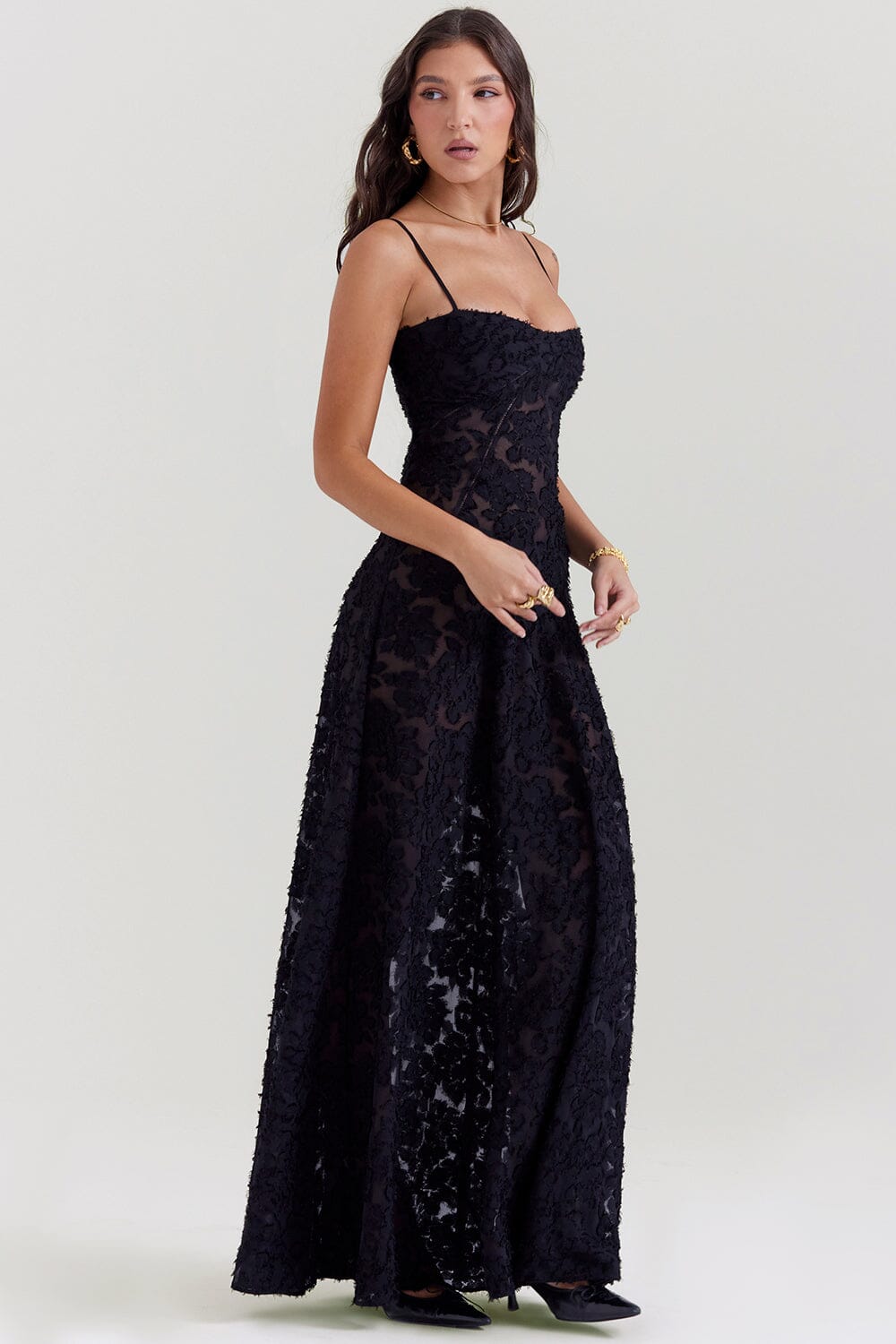 Alessia | Floral Embroidered Dress