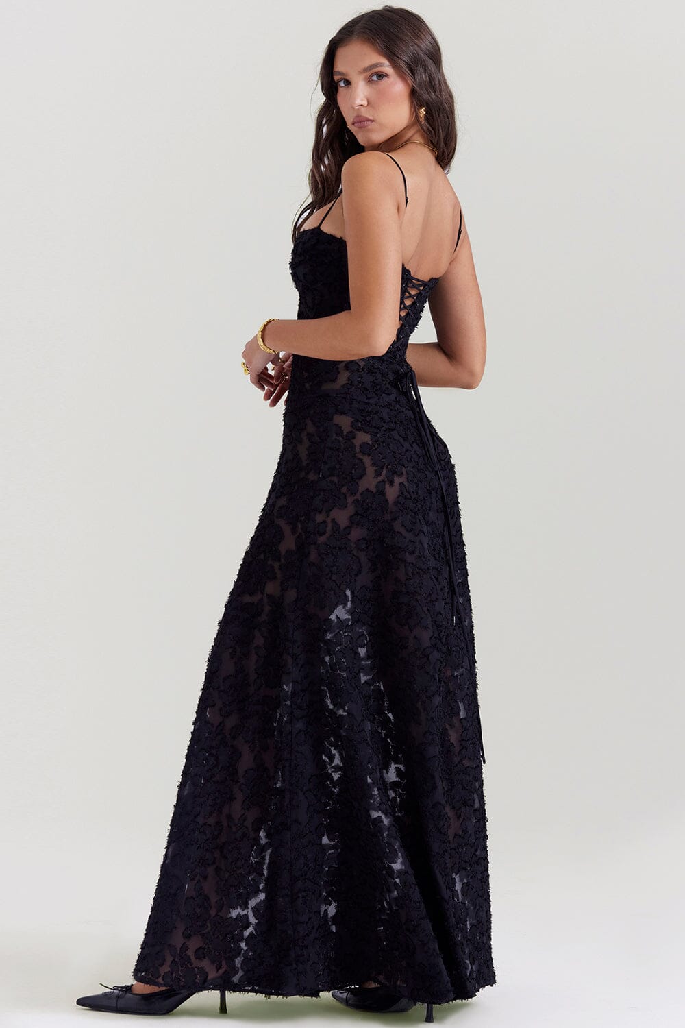Alessia | Floral Embroidered Dress