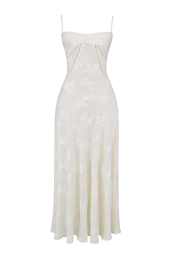 Alessia | Floral Embroidered Dress