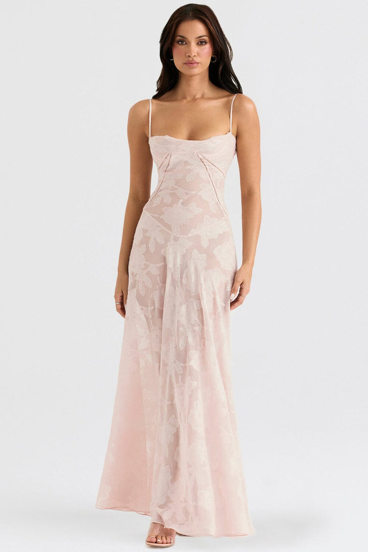 Alessia | Floral Embroidered Dress