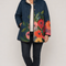 Amaya | Vintage Floral Print Quilted Jacket