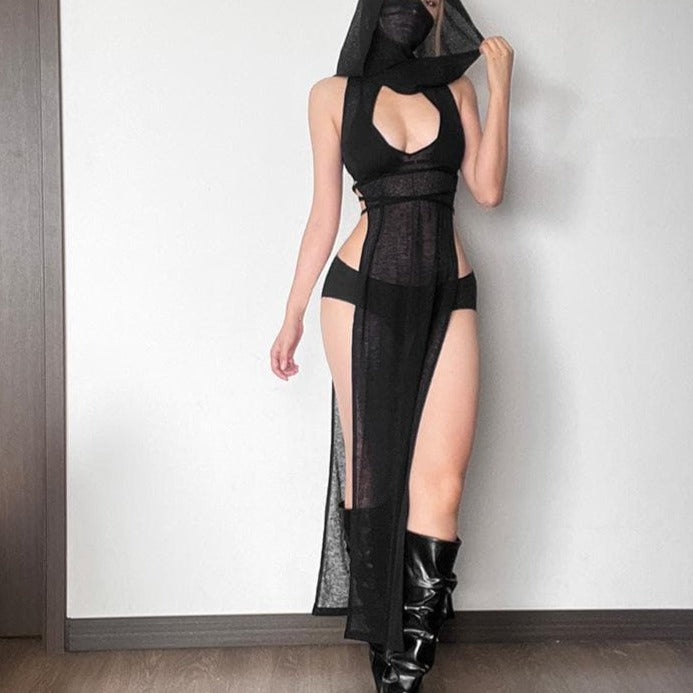 Annabelle | See Through Maxi Dress