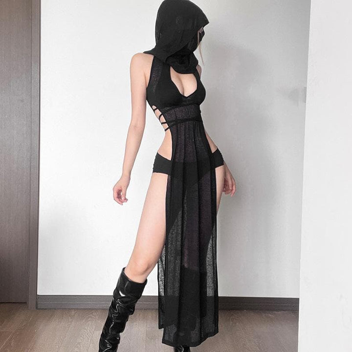 Annabelle | See Through Maxi Dress