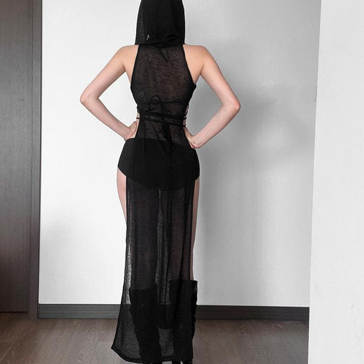 Annabelle | See Through Maxi Dress