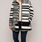 Miren | Black and White Abstract Quilted Jacket