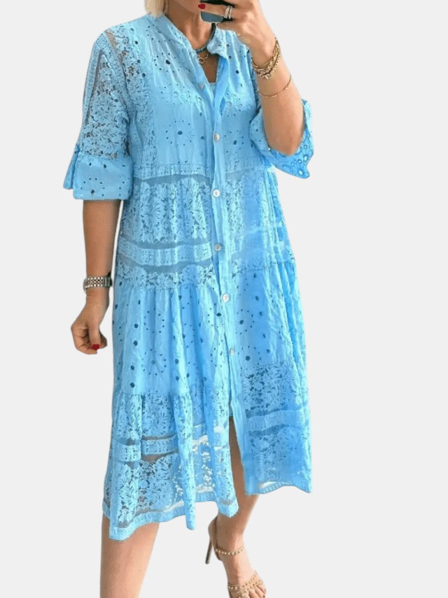 Cherylann™ | Floral Midi Dress